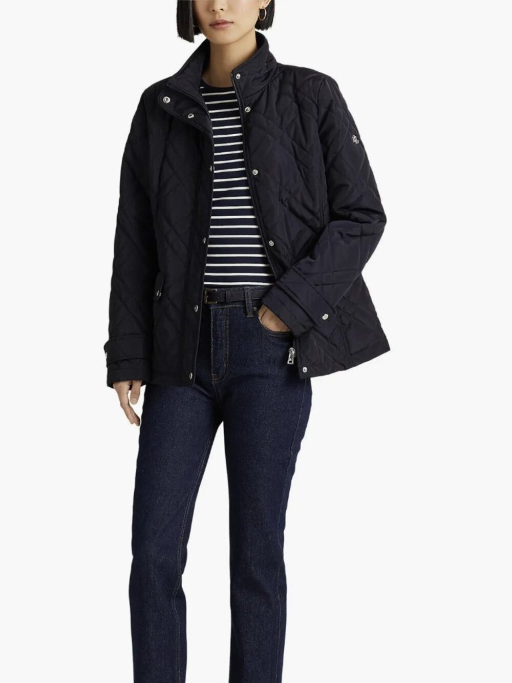 Lauren Ralph Women Diamond Quilt Water Repellent Jacket Size PL - NEVER WORN
